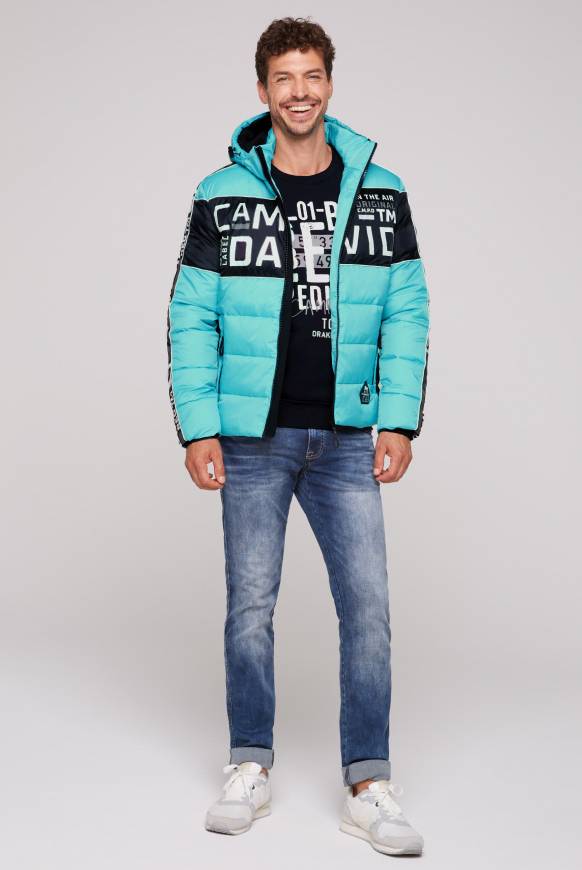 Soccx Winterjacke mit Colour-Blocking und Logo-Design new aqua Online