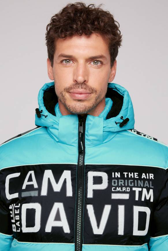 Soccx Winterjacke mit Colour-Blocking und Logo-Design new aqua Online