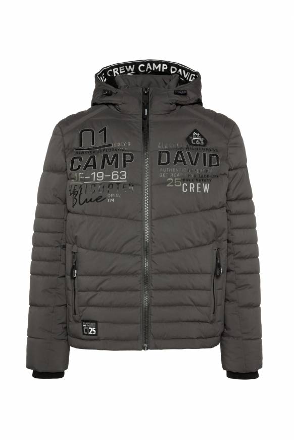 Soccx Winterjacke mit Kapuze im Ski-Design dark anthra Verkauf