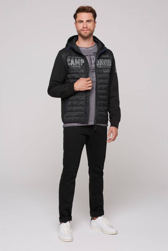 Soccx 2-in-1 Softshelljacke mit abtrennbaren Ärmeln black / black Verkauf