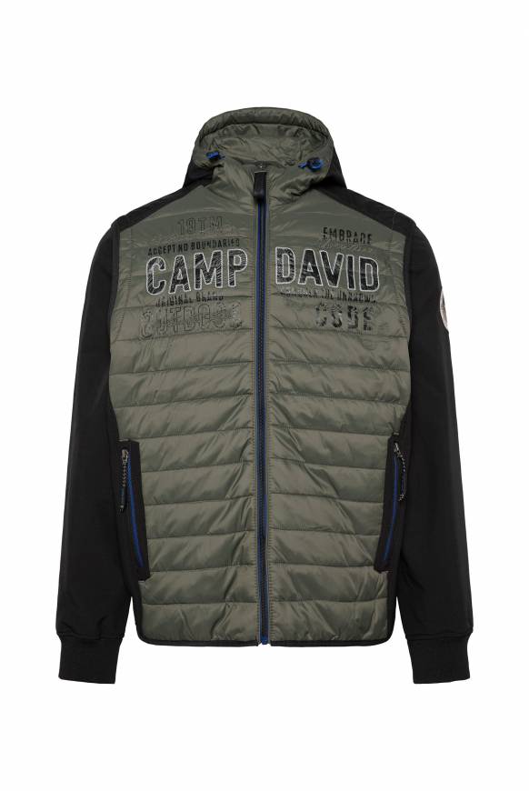 Soccx 2-in-1 Softshelljacke mit abtrennbaren Ärmeln forest khaki / black Angebote