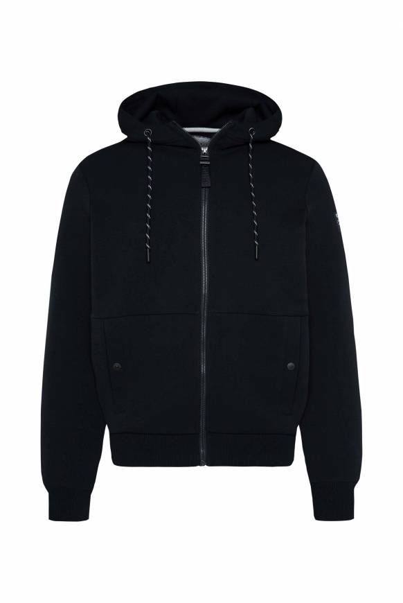 Soccx Sweatjacke aus Interlock mit Kapuze blue navy Meist gekauft