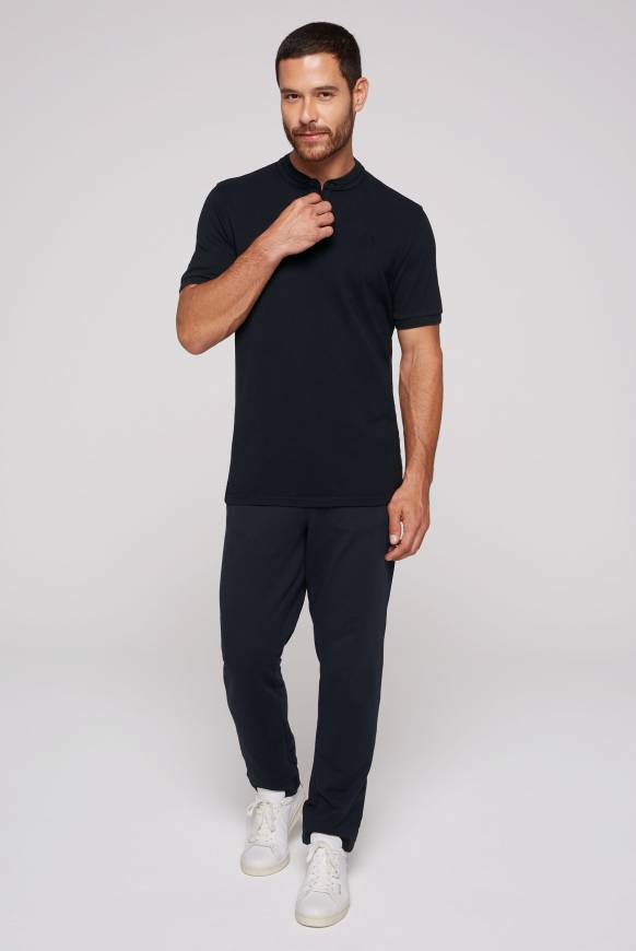 Soccx Henley-Shirt im Polo-Stil blue navy im Angebot