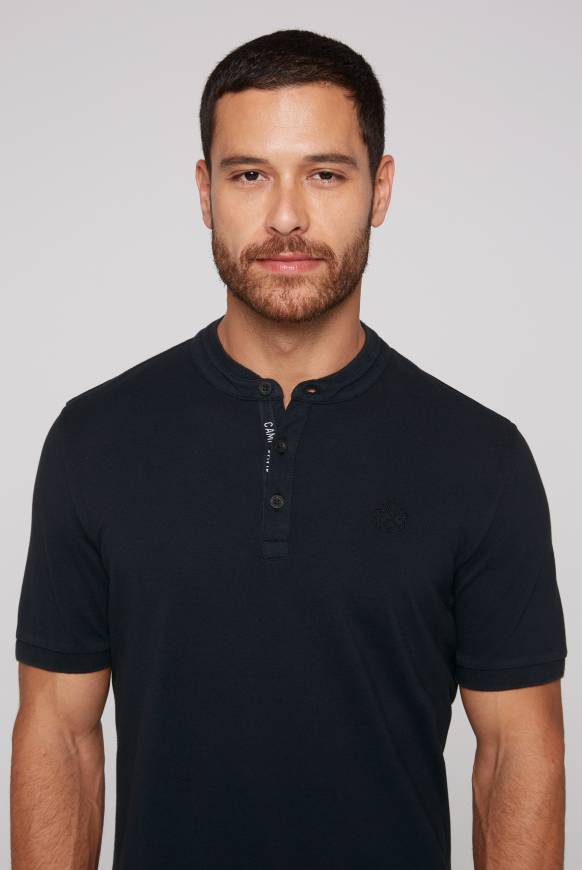 Soccx Henley-Shirt im Polo-Stil blue navy im Angebot