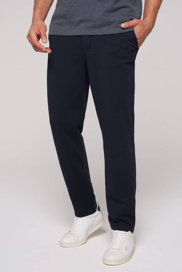 Soccx Chinohose mit Jogger-Details blue navy Outlet