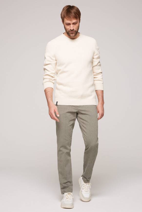 Soccx Chinohose im Joggers Tapered Fit tan Auslauf