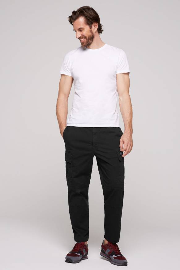 Soccx Cargohose mit Klappentaschen black Hotsell