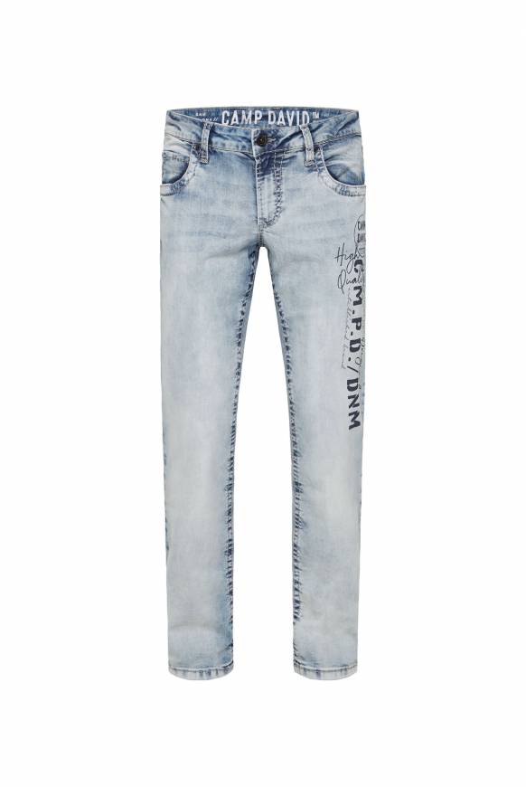 Soccx Jeans NI:CO Regular Fit mid blue printed Angebote