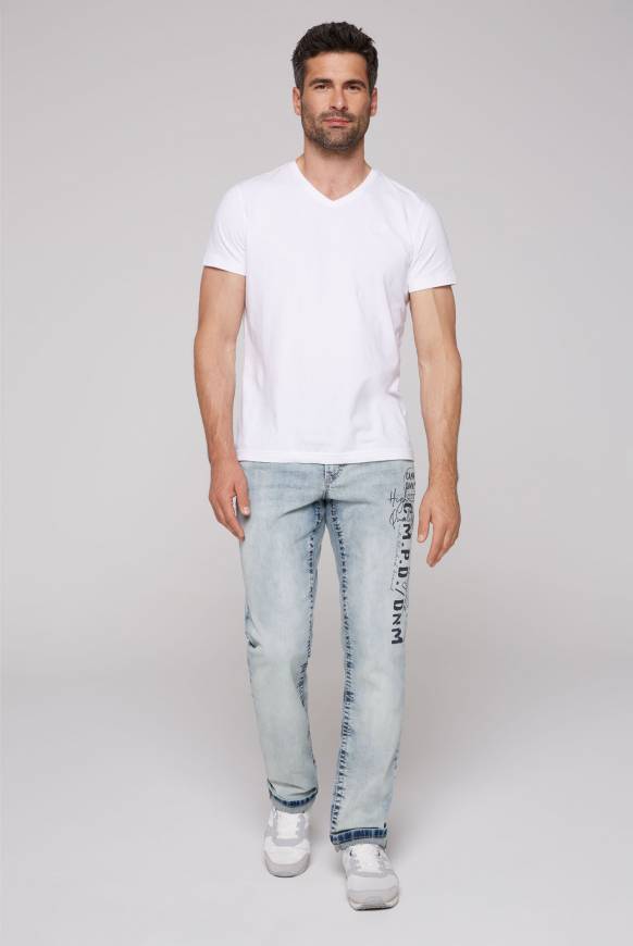 Soccx Jeans NI:CO Regular Fit mid blue printed Angebote
