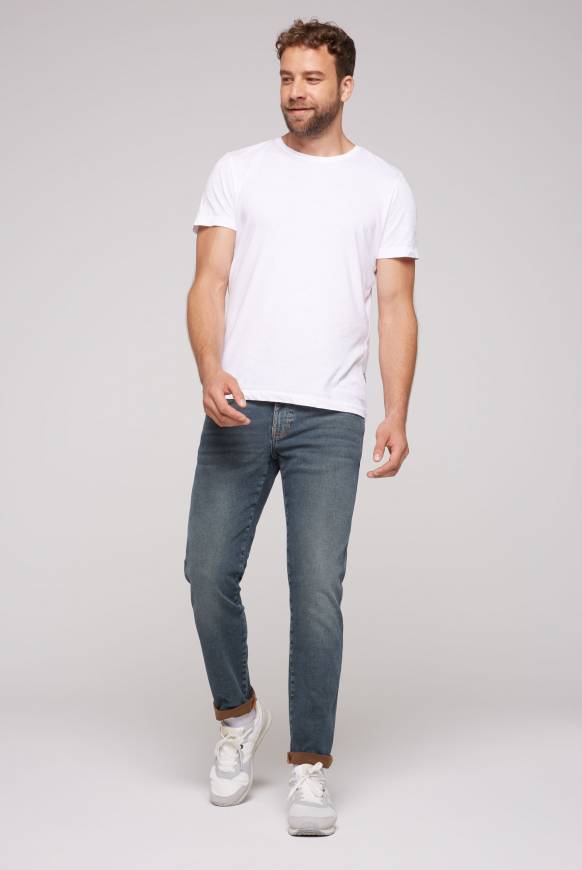 Soccx Jeans DA:VD Regular Fit blue brown Meist gekauft