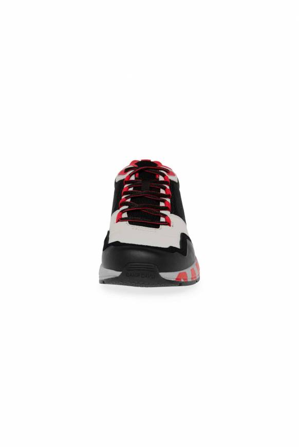 Soccx Power Sneaker im Materialmix mit XL-Logo black Angebote