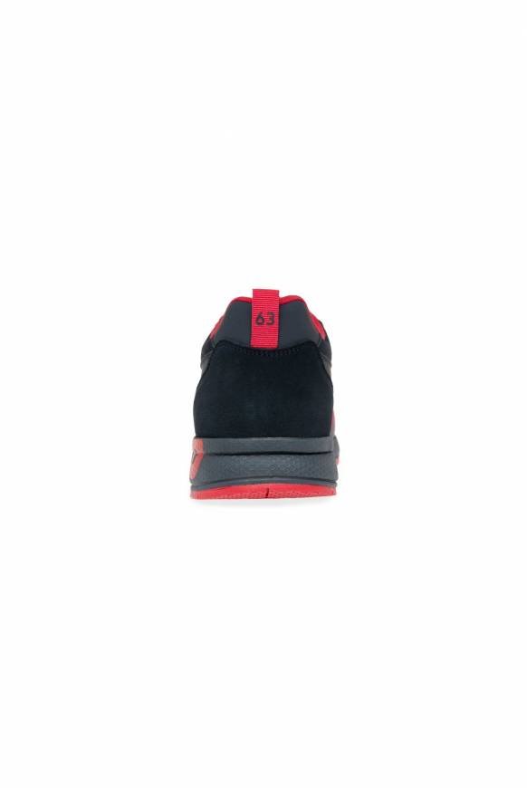Soccx Power Sneaker im Materialmix mit XL-Logo navy / red Hotsell