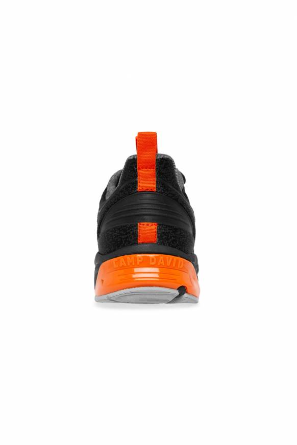 Soccx Premium Sneaker im Knit-Design mit 3D-Rubber-Elementen black im Angebot