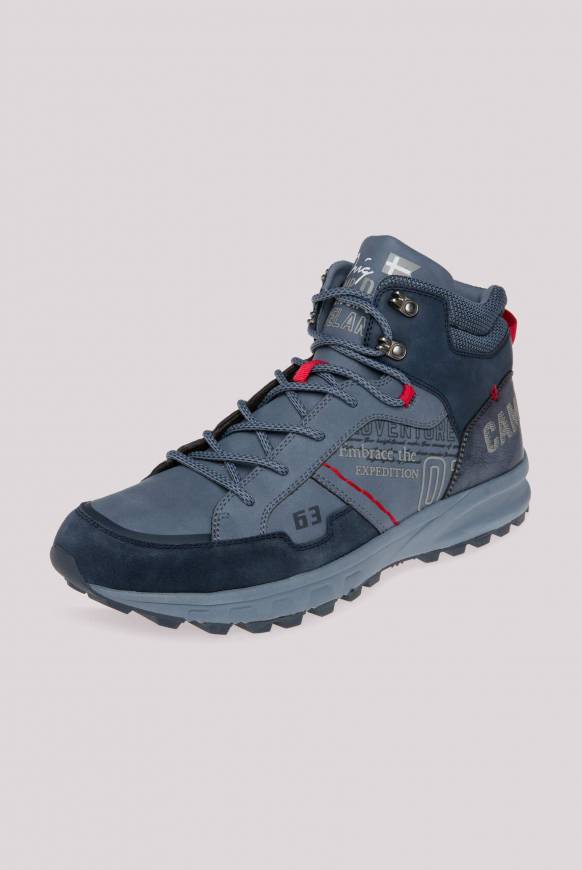 Soccx High Top Hiking Sneaker mit Logo Artworks nordic blue
