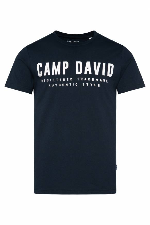 Soccx Basic Logo T-Shirt blue navy Günstiger Verkauf