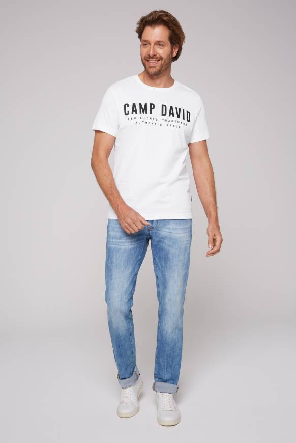 Soccx Basic Logo T-Shirt opticwhite Fabrikverkauf