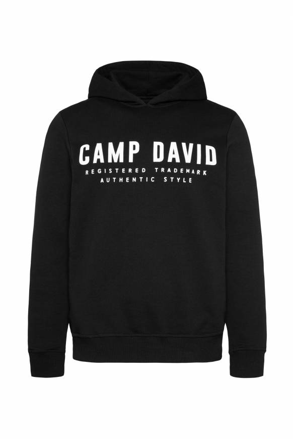 Soccx Basic Hoodie mit Logo Print black Hotsell