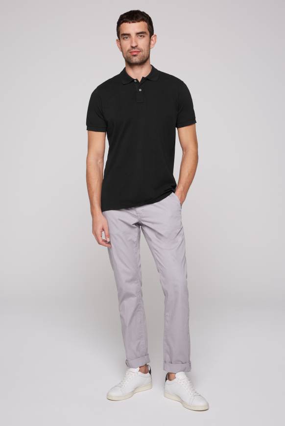 Soccx Basic Pikee-Polo mit Trikotkragen black Meist gekauft