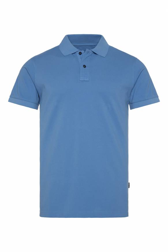 Soccx Basic Pikee-Polo mit Trikotkragen sky blue Blitzverkäufe