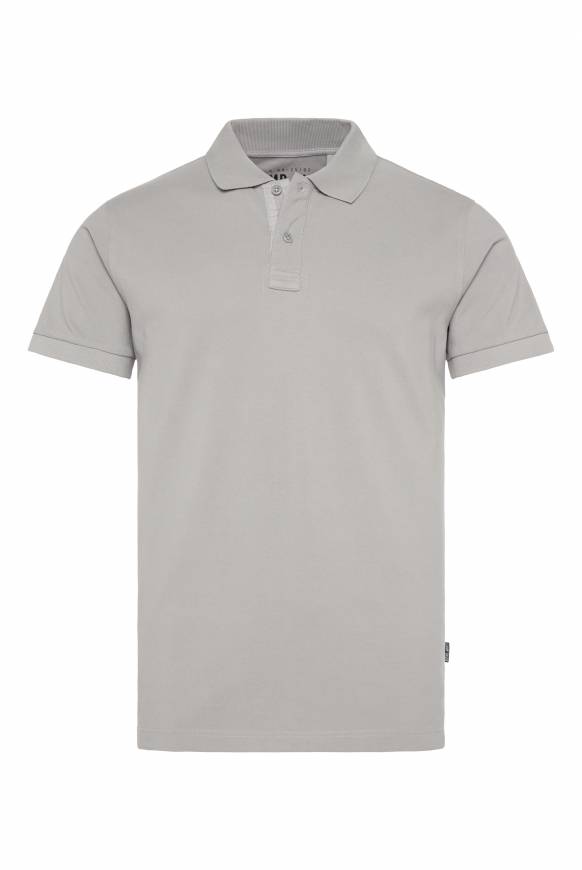 Soccx Basic Pikee-Polo mit Trikotkragen polo grey Verkauf