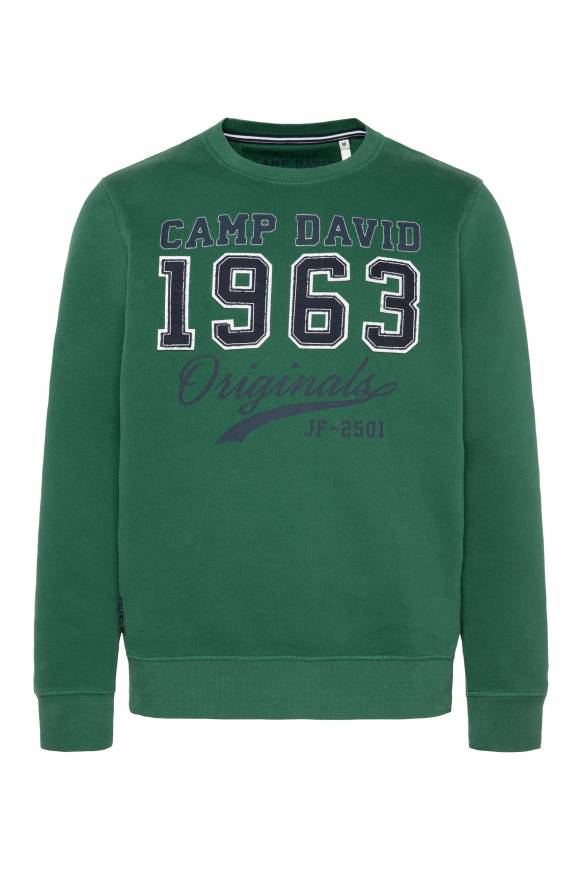 Soccx Sweatshirt mit Artwork im Retro-Style raw green Günstiger Verkauf