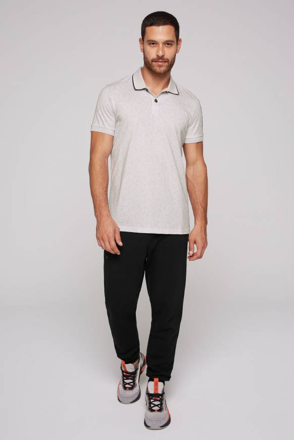 Soccx Poloshirt mit All Over Print shell Verkauf