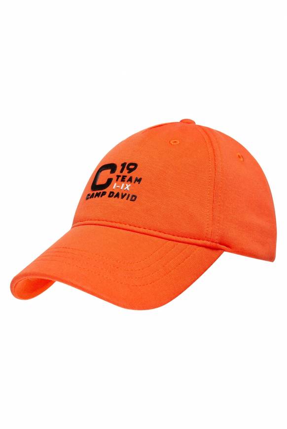 Soccx Base Cap mit Rubber Prints signal orange Blitzverkäufe