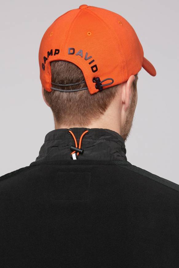 Soccx Base Cap mit Rubber Prints signal orange Blitzverkäufe
