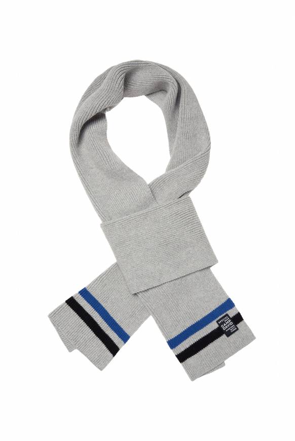 Soccx Rippstrickschal mit Streifen-Details granite melange Online