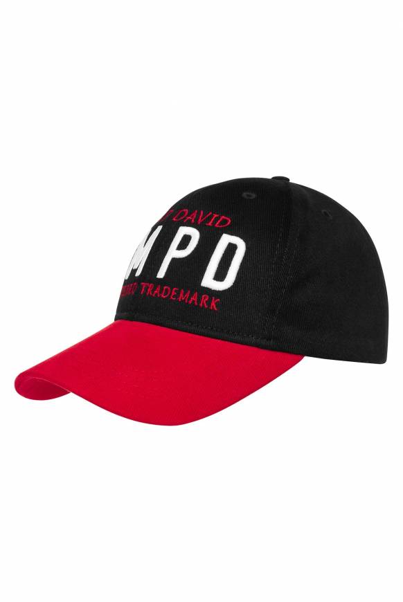 Soccx Base Cap mit Logo Artwork black / red Outlet