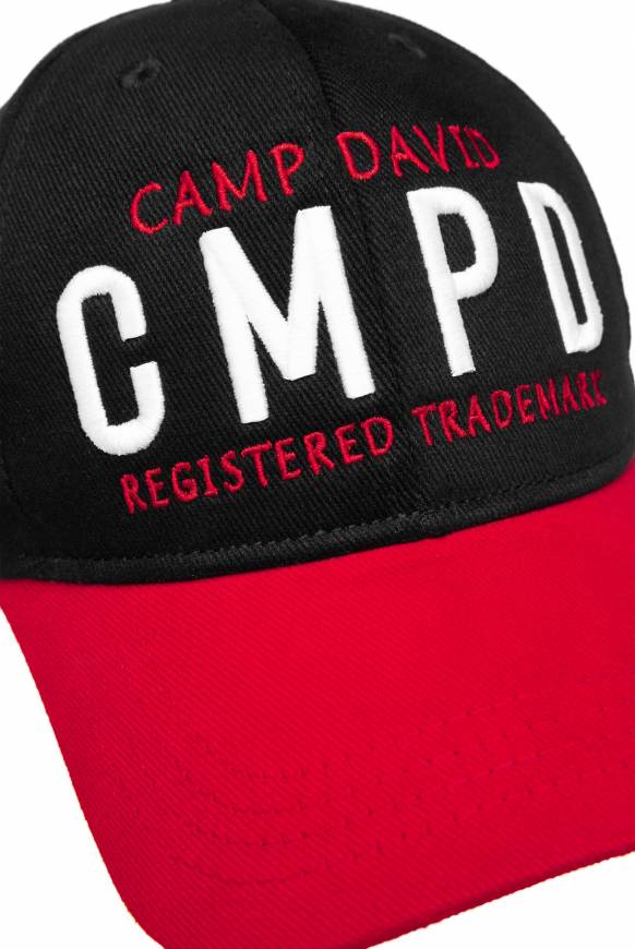 Soccx Base Cap mit Logo Artwork black / red Outlet