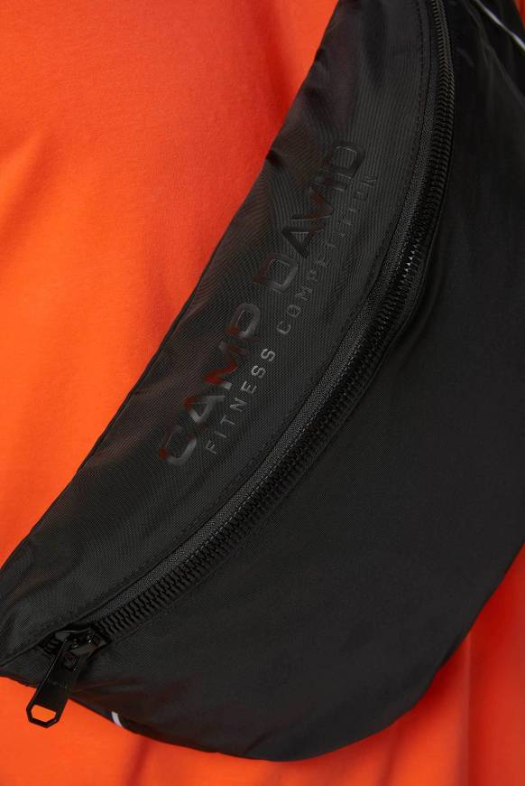 Soccx Große Gürteltasche mit Logo Print black Auslauf