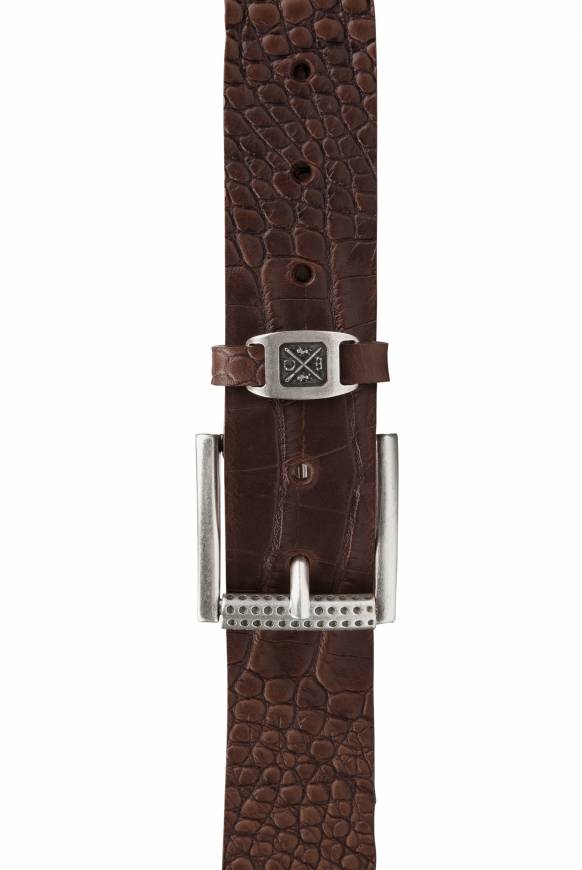Soccx Ledergürtel im Used Look dark brown Angebote