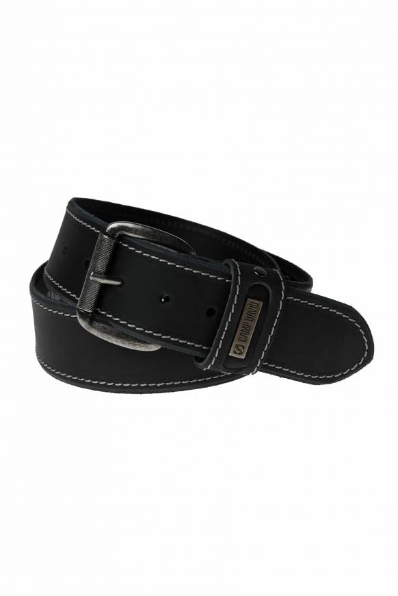 Soccx Ledergürtel black Heißer Verkauf