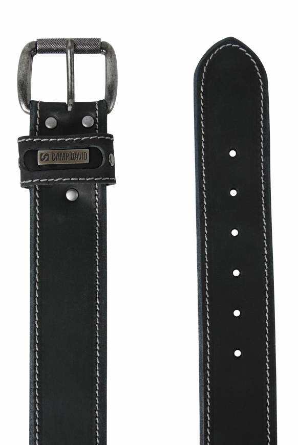 Soccx Ledergürtel black Heißer Verkauf