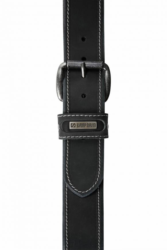Soccx Ledergürtel black Heißer Verkauf