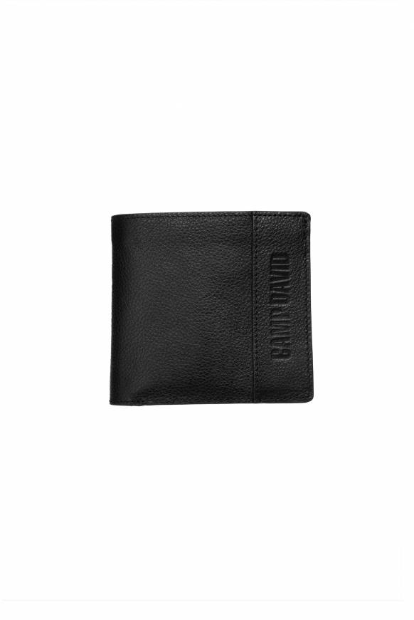 Soccx Klapp-Geldbörse mit Logo-Prägung black im Angebot