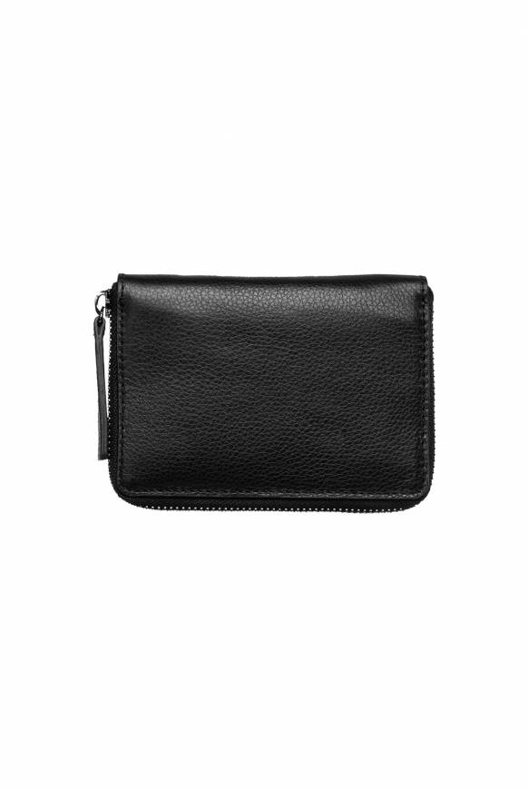 Soccx Geldbörse mit Zipper und Logo-Prägung black Schlussverkauf