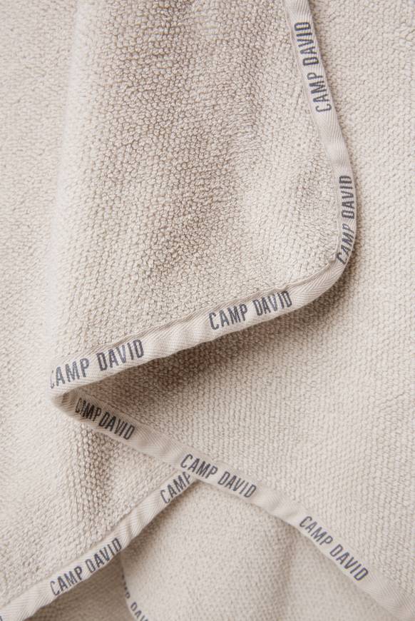 Soccx Badehandtuch mit Logo-Saum 70 x 140 cm natur Online