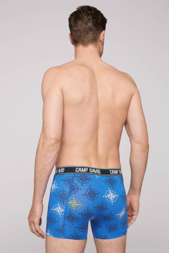 Soccx Boxershorts mit All Over Print, 2er-Pack electric blue / red Fabrikverkauf