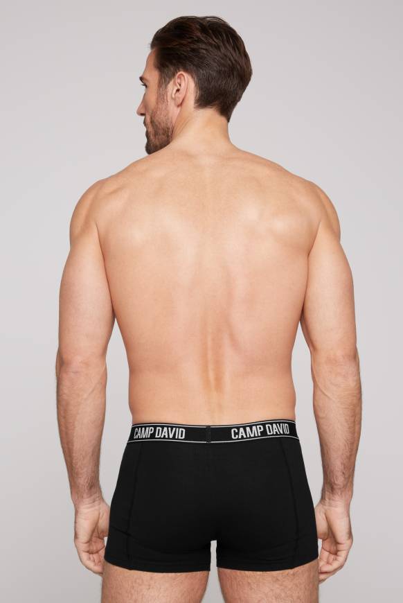 Soccx Boxershorts mit Logo-Bund, 2er-Pack black / black Auslauf