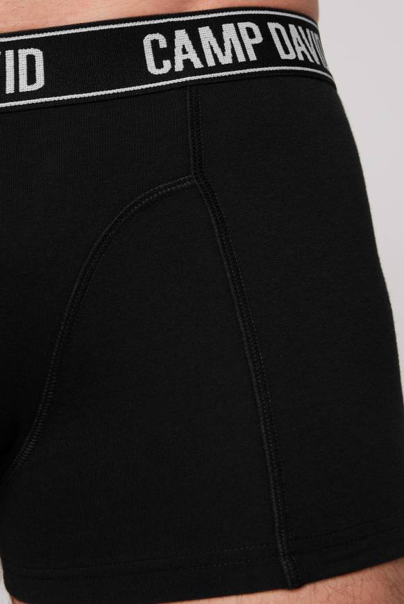 Soccx Boxershorts mit Logo-Bund, 2er-Pack black / black Auslauf
