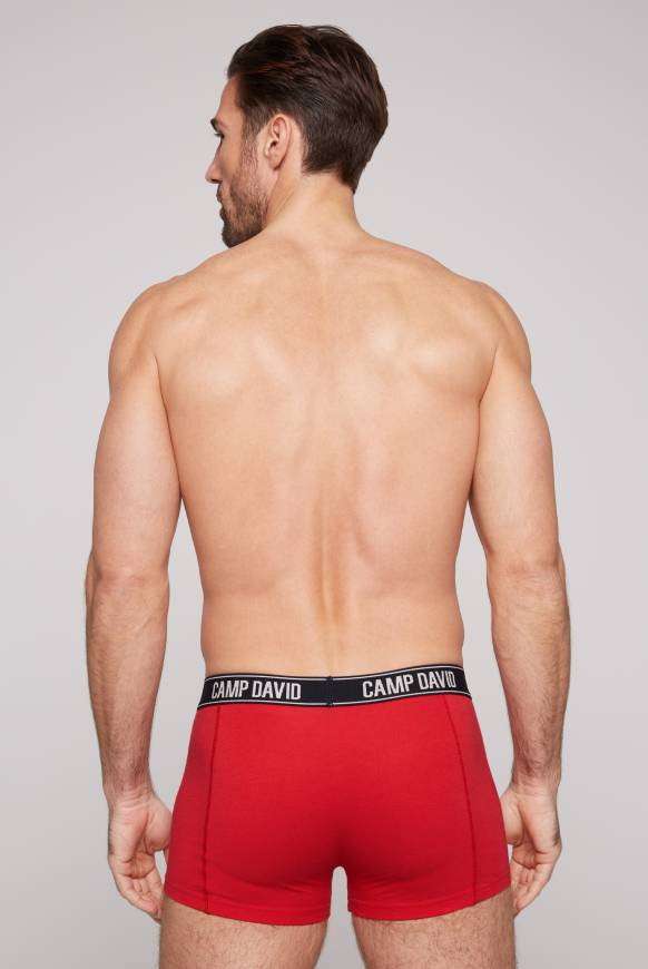 Soccx Boxershorts mit Logo-Bund, 2er-Pack red / navy Verkauf