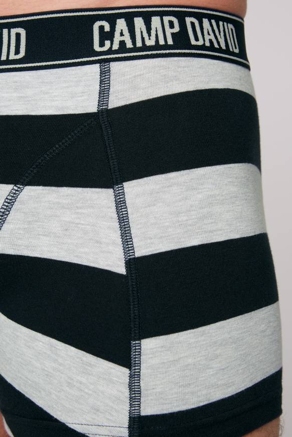 Soccx Boxershorts mit Logo-Bund, 2er-Pack greymel.uni/greymel.navy str Angebote