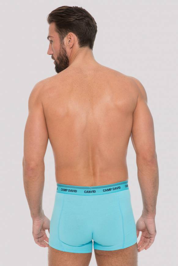 Soccx Boxershorts mit Logo-Bund aqua Günstiger Verkauf