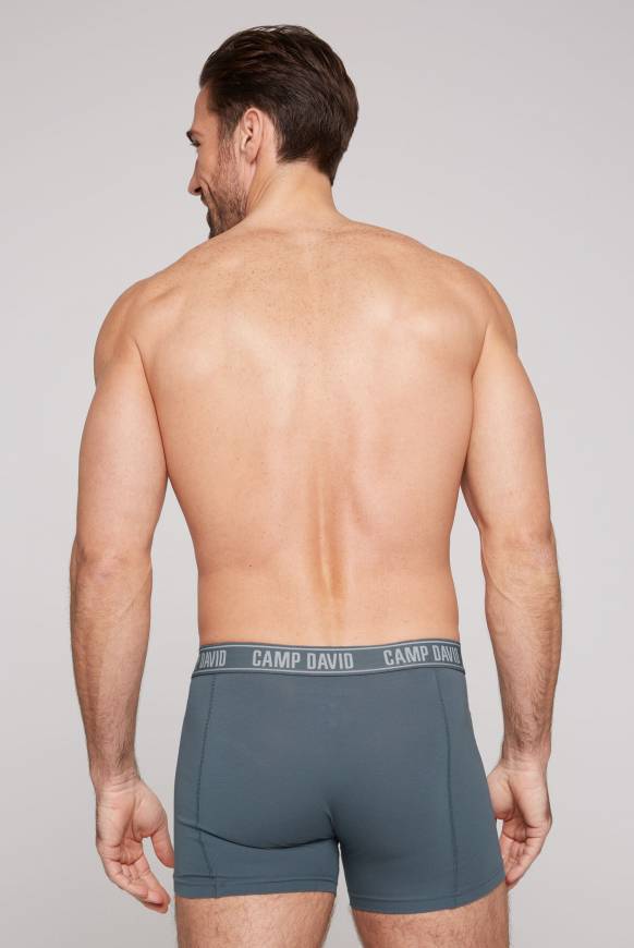 Soccx Boxershorts mit Logo-Bund surf grey Fabrikverkauf