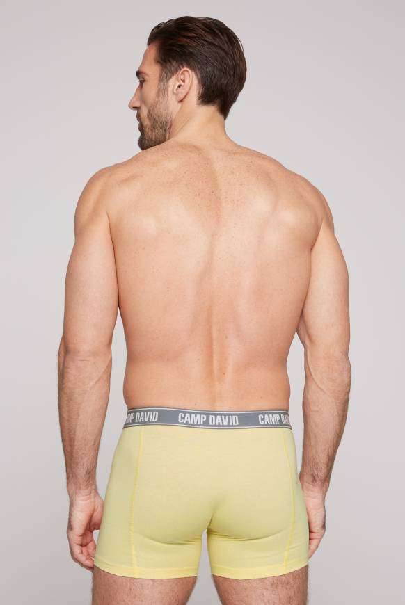 Soccx Boxershorts mit Logo-Bund banana sun Auslauf
