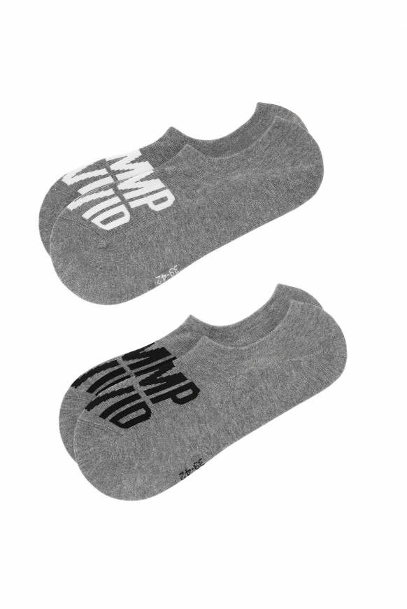 Soccx Sneakersocken Low im Doppelpack grey melange Auslauf
