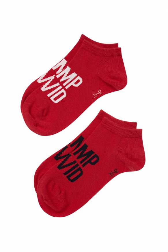 Soccx Sneakersocken im Doppelpack red Fabrikverkauf