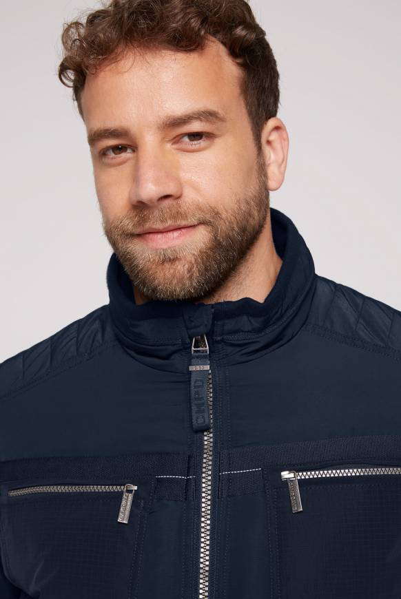 Soccx Winterjacke im Biker-Design blue navy im Angebot
